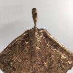 Winged Figure bronze detail